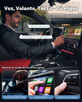 OTTOCAST Mini Adaptador USB Carplay/Android Auto