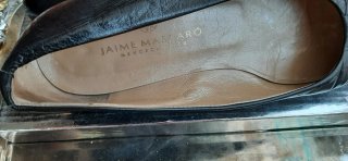 Zapatos de piel negros Jaime Mascaró talla 35.