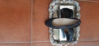 Zapatos de piel negros Jaime Mascaró talla 35.