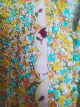 Vestido estampado de la diseñadora asturiana