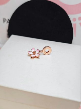 Pandora Charm Flor Rosa plata s925 Ale