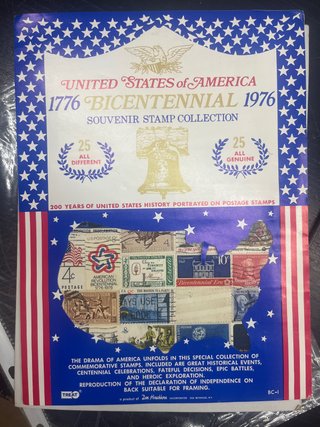 Colección Sellos EE.UU. Bicentenario 1776-1976