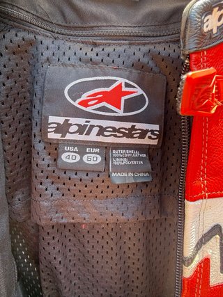 Mono Moto Alpinestars Tech 1 R