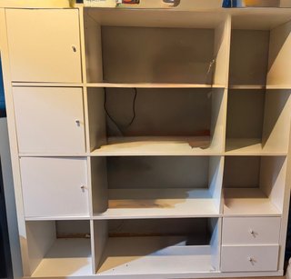 Estantería modular blanca