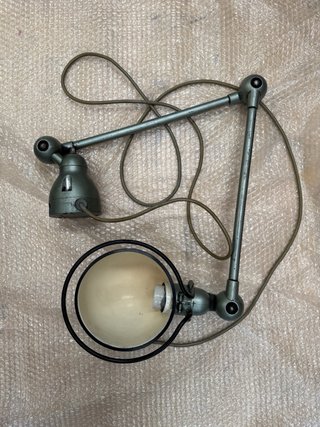 Lámpara Jielde Industrial Metálica Gris