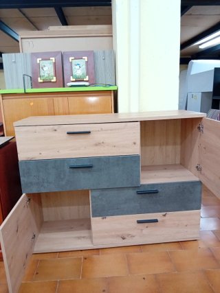 Mueble de entrada madera