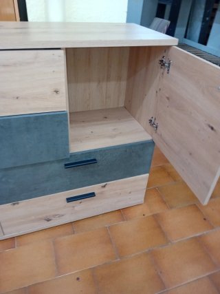 Mueble de entrada madera