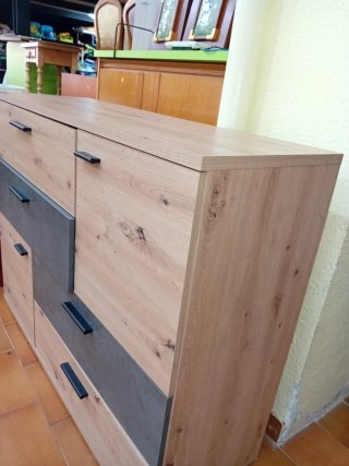 Mueble de entrada madera