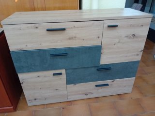 Mueble de entrada madera