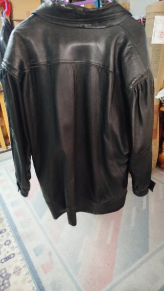 Chaqueta Cuero Yves Saint Laurent Mujer Vintage
