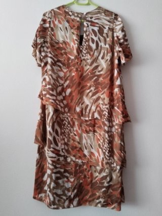Vestido estampado favorecedor