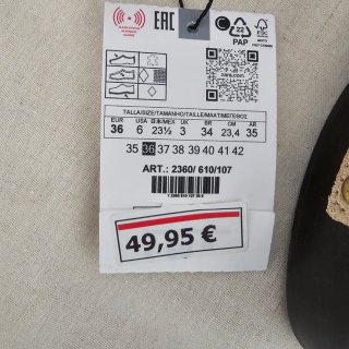 Sandalias Zara Plataforma Beige Talla 36