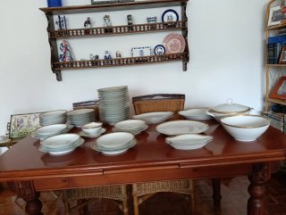 Vajilla Limoges France, finales del siglo XIX