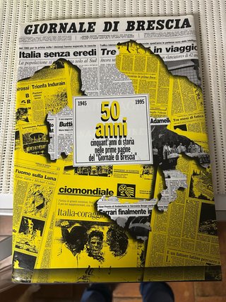 Prime pagine giornale di Brescia
