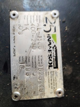 Generador INMESOL, trifásico de 15KVA de gasoil.