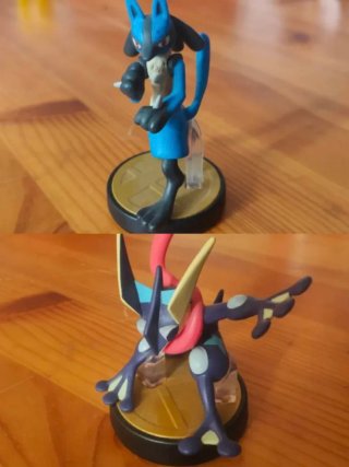 Amiibo Greninja y Lucario Nintendo