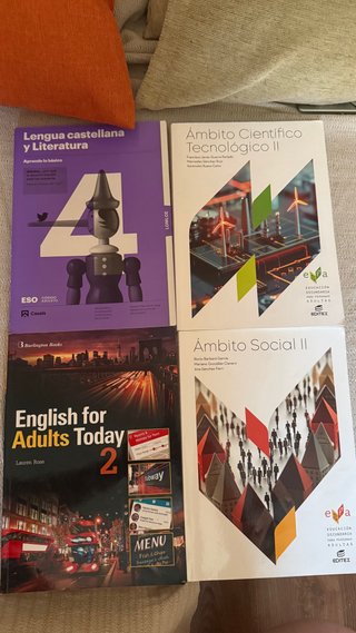 Libros texto 3° y 4° ESO nueva edicion, 25/26