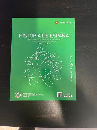 Libro historia de España nuevo, 2⁰ de Bachillerato