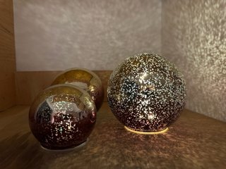 Lampada LED sfera vetro decorativa