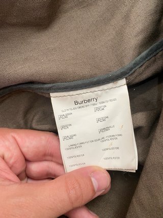 Chaqueta Burberry Algodón Color Beige/Oliva