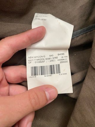 Chaqueta Burberry Algodón Color Beige/Oliva