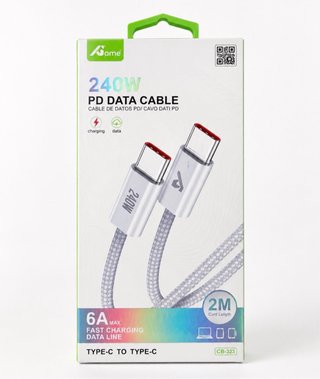 Cable Jome 240W PD Data Type-C a Type-C