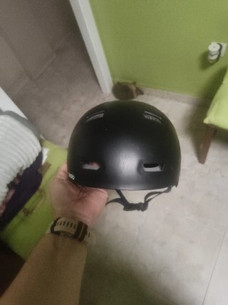 Casco Oxelo Negro con Tiras