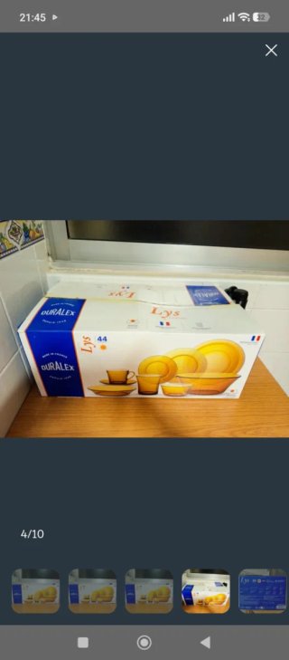 Vajilla Duralex Lys 44 Piezas NUEVA. OFERTAAAAAA