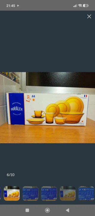 Vajilla Duralex Lys 44 Piezas NUEVA. OFERTAAAAAA