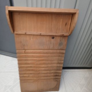 Antigua tabla de lavar madera