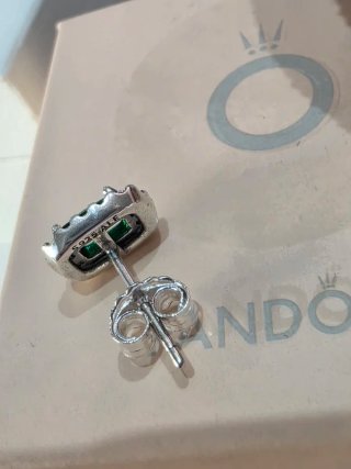 Conjunto Pandora Plata y Verde