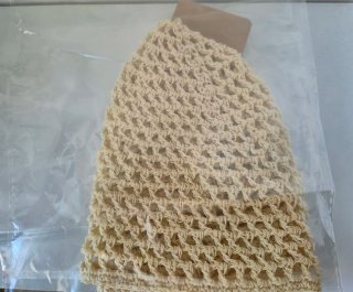 Gorro Crochet Beige 70% Acrílico 30% Nailon
