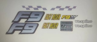 Kit Adhesivos F9 Fast Rider Vespino
