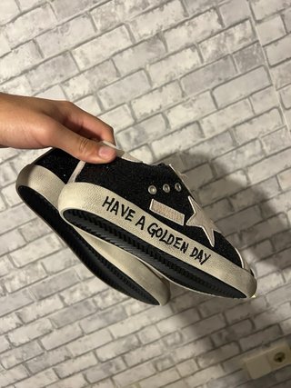 Golden Goose Bambas Beige y Negro