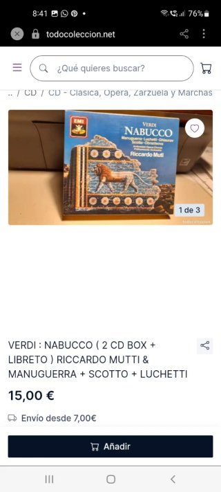Colección CDs Ópera Clásica