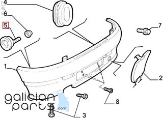 Soporte parachoques Alfa Romeo 145 /146 /155 NUEVO