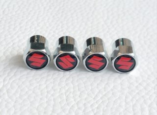 Suzuki 4 Tapones de Neumaticos para Llantas Ruedas