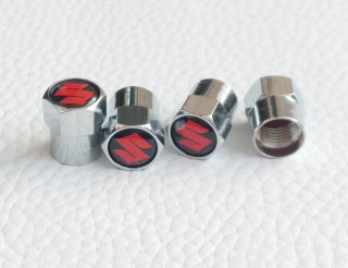 Suzuki 4 Tapones de Neumaticos para Llantas Ruedas