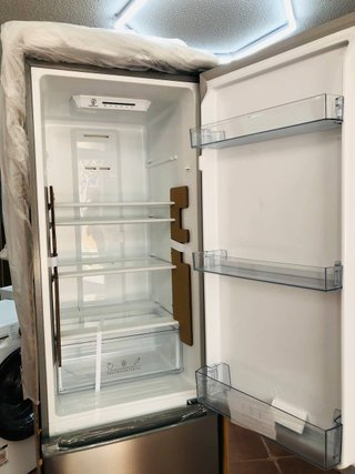 Frigorífico Combi Inox 180cm No Frost Con Tara.