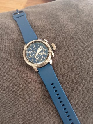 Reloj Nautica Azul y Plateado