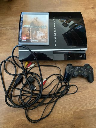 Consola PlayStation 3 Negra + Juego