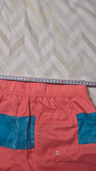 Bañador Hollister original talla S coral y azul