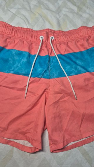 Bañador Hollister original talla S coral y azul