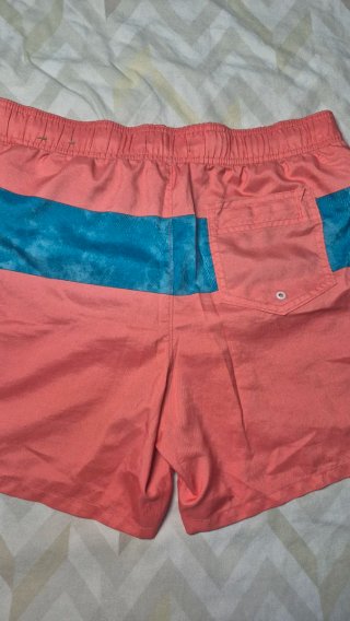 Bañador Hollister original talla S coral y azul