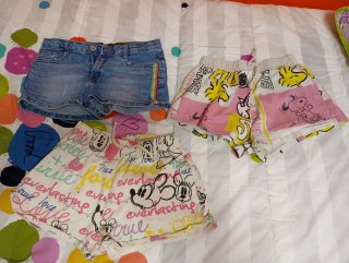 3 Pantalones Cortos Niña
