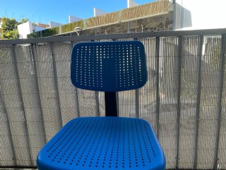 Silla de estudio Ikea azul