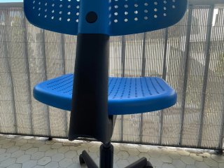 Silla de estudio Ikea azul
