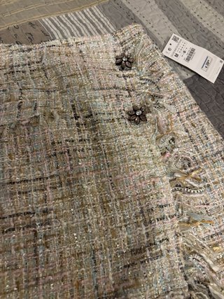Nueva Falda Zara Tweed Talla M