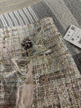 Nueva Falda Zara Tweed Talla M
