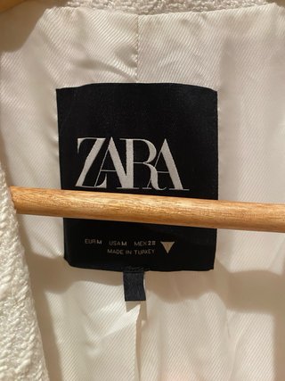 Chaqueta blanca corta vestir